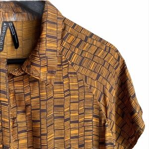 Gentle Fawn retro print shirtdress XS